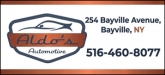 Aldo's Automotive Sponsorship Banner